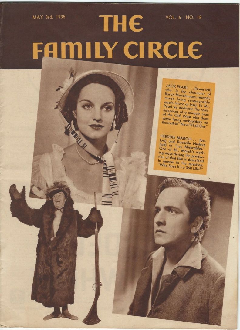 THE FAMILY CIRCLE magazine side cover 3 May 1935
