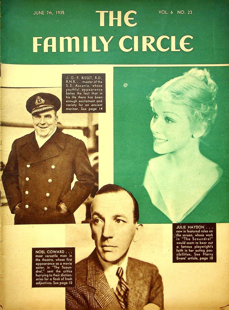 THE FAMILY CIRCLE magazine side cover 7 June 1935