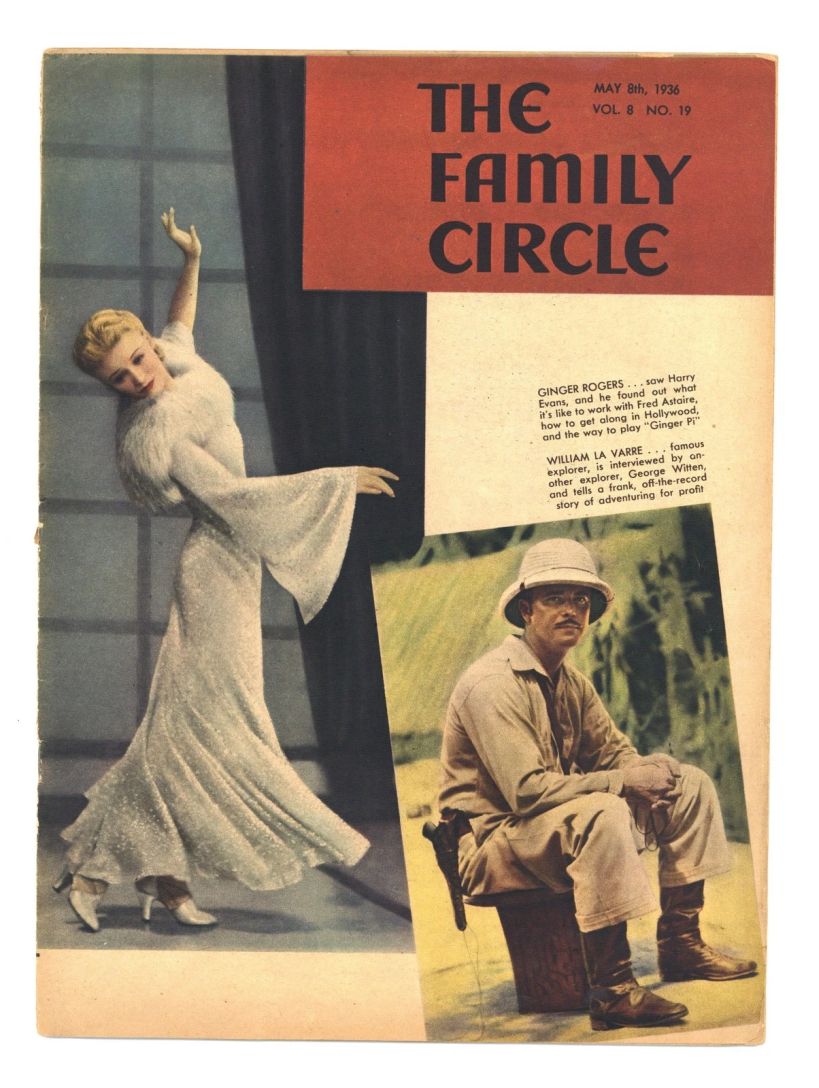 THE FAMILY CIRCLE magazine side cover 8 May 1936