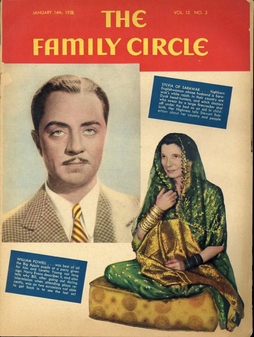 THE FAMILY CIRCLE magazine side cover 14 January 1938