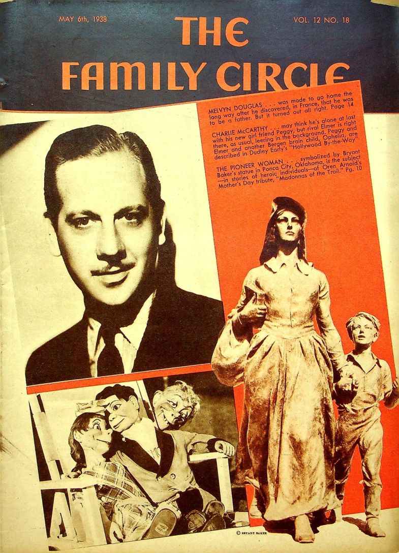THE FAMILY CIRCLE magazine side cover 6 May 1938