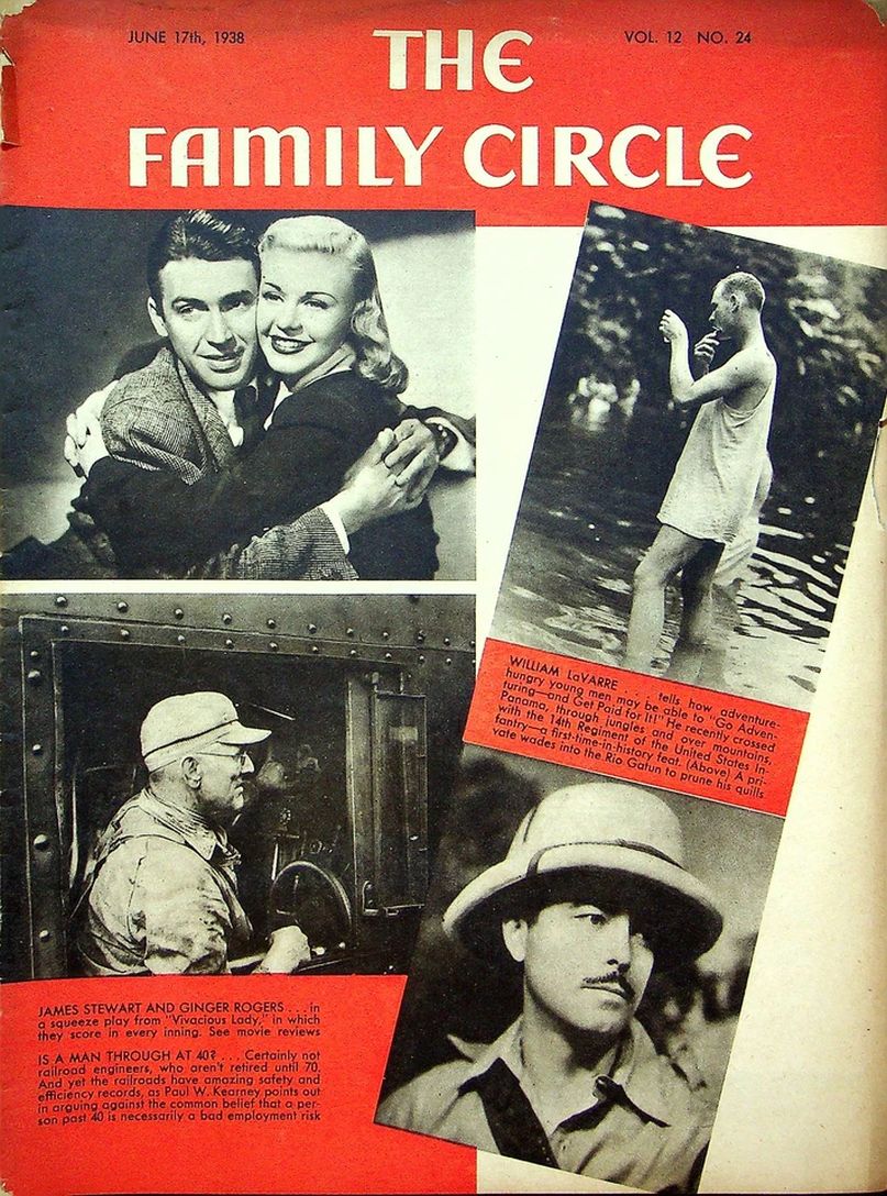 THE FAMILY CIRCLE magazine side cover 17 June 1938