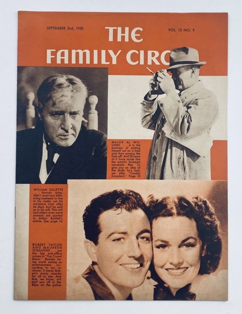 THE FAMILY CIRCLE magazine side cover 2 September 1938