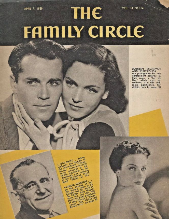 THE FAMILY CIRCLE magazine side cover 7 April 1939