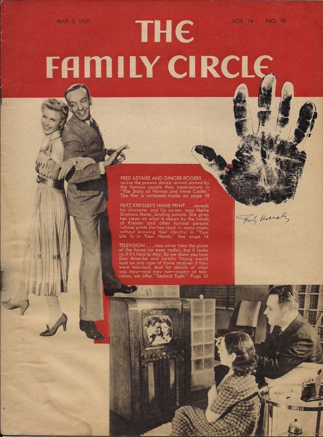 THE FAMILY CIRCLE magazine side cover 5 May 1939