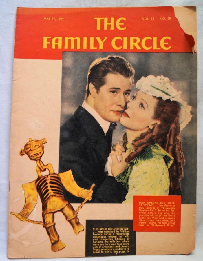 THE FAMILY CIRCLE magazine side cover 19 May 1939