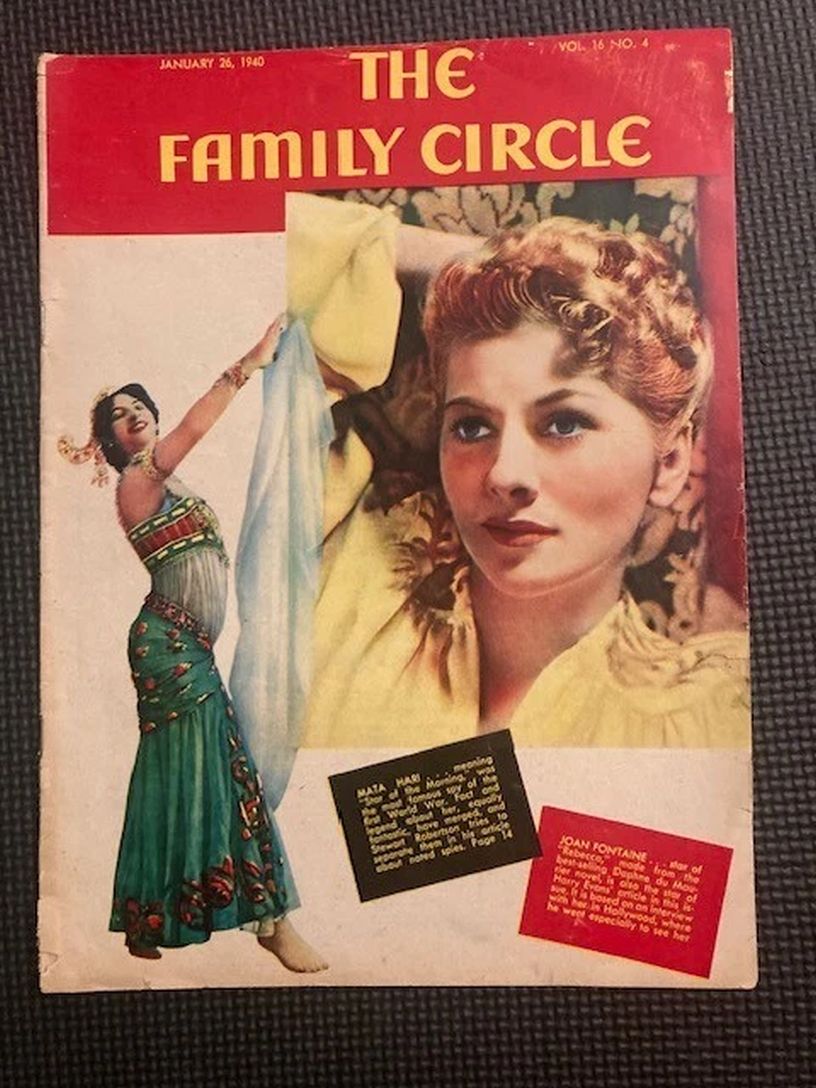 THE FAMILY CIRCLE magazine side cover 26 January 1940