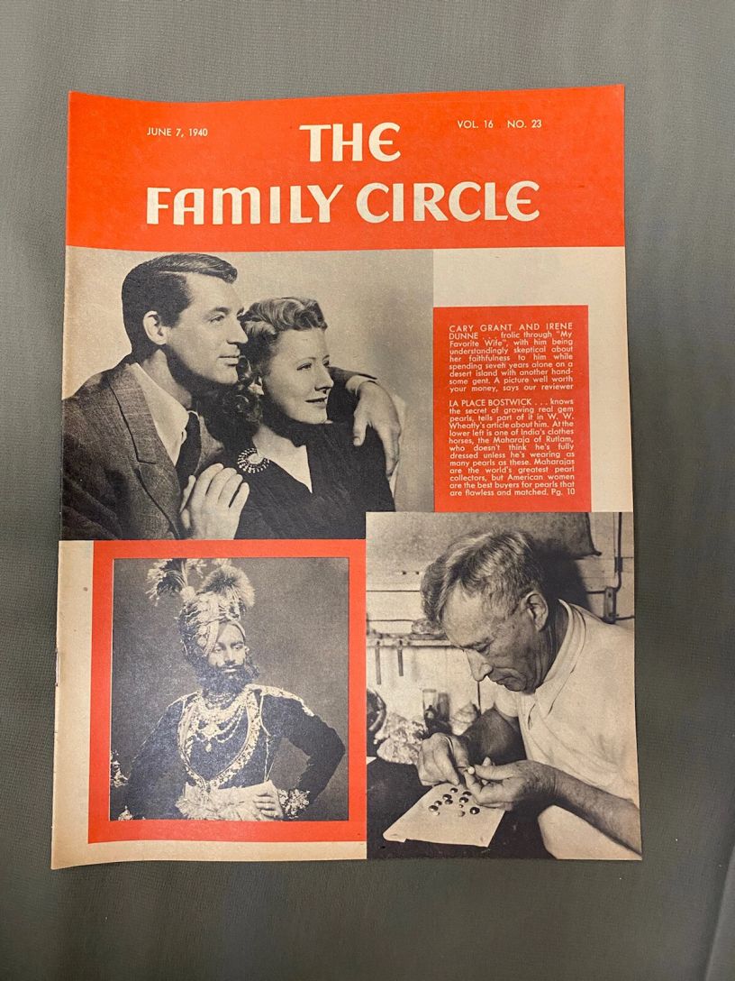 THE FAMILY CIRCLE magazine side cover 7 June 1940