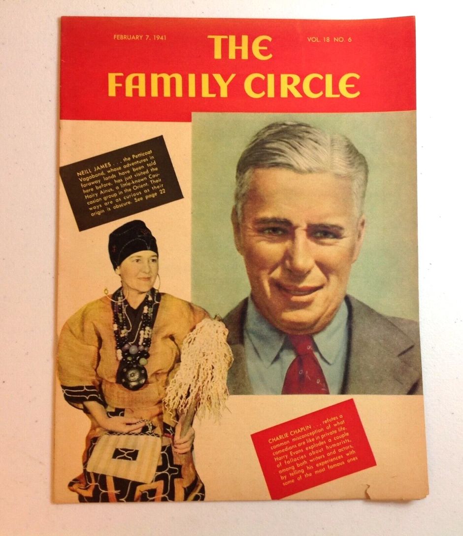 THE FAMILY CIRCLE magazine side cover 7 February 1941