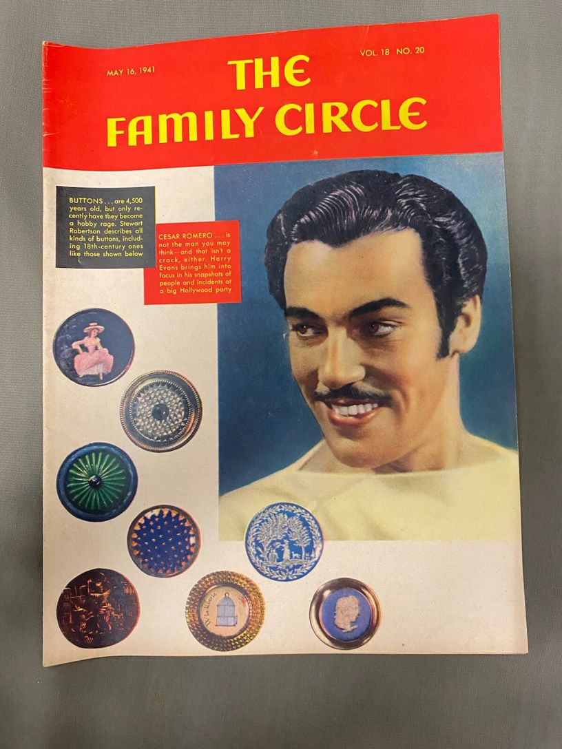 THE FAMILY CIRCLE magazine side cover 16 May 1941