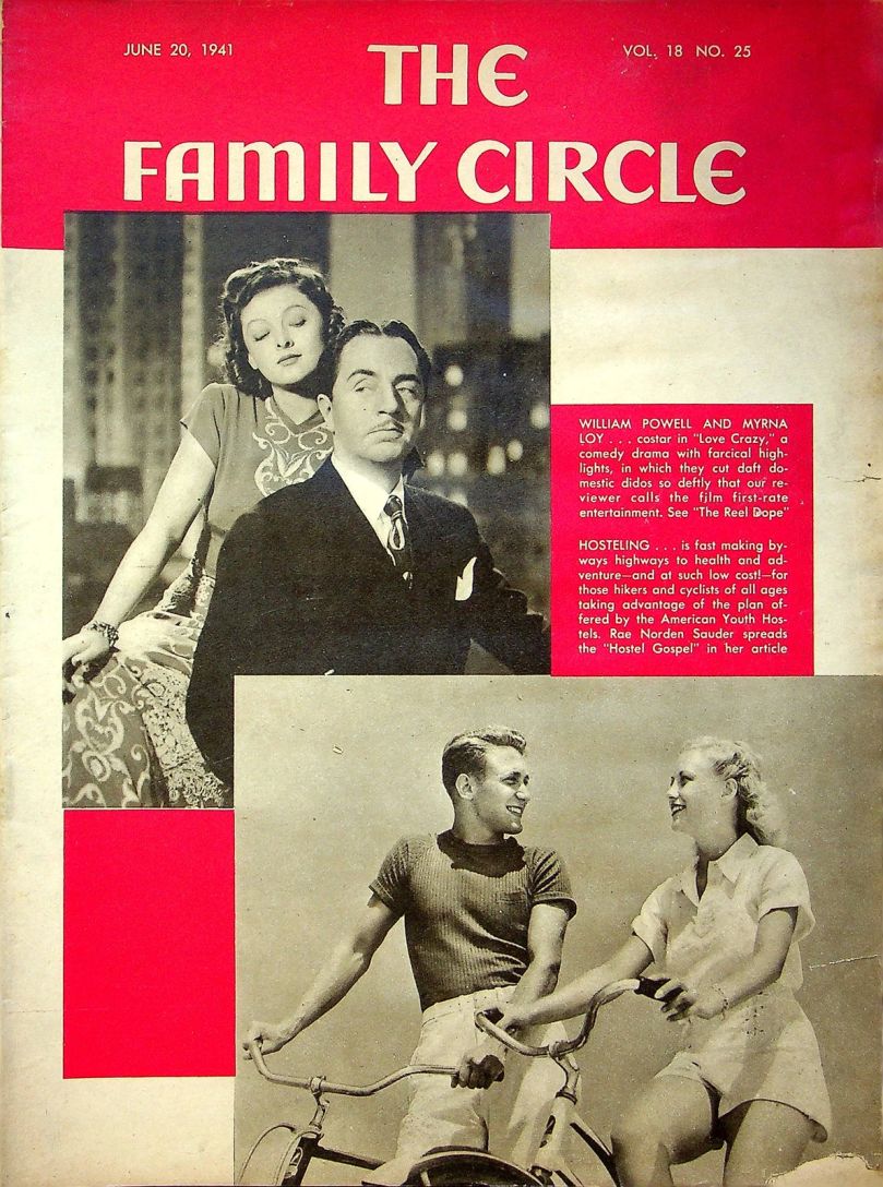 THE FAMILY CIRCLE magazine side cover 20 June 1941