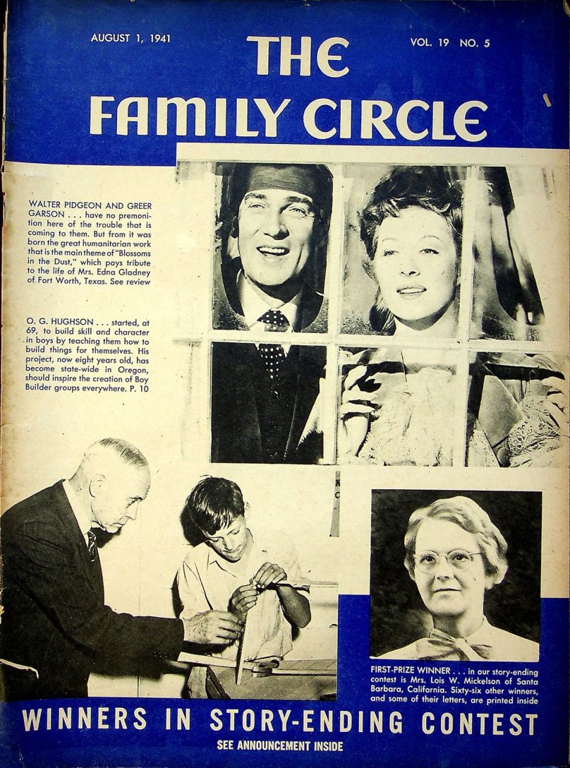 THE FAMILY CIRCLE magazine side cover 1 August 1941
