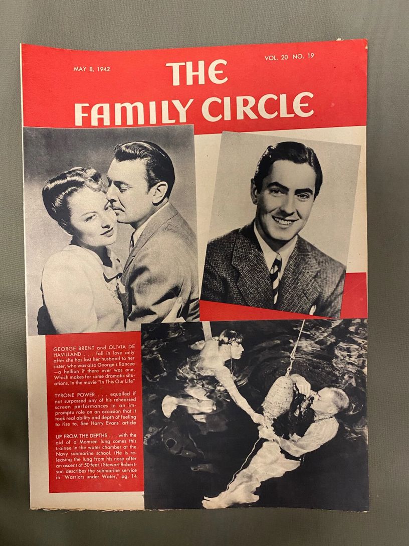 THE FAMILY CIRCLE magazine side cover 8 May 1942