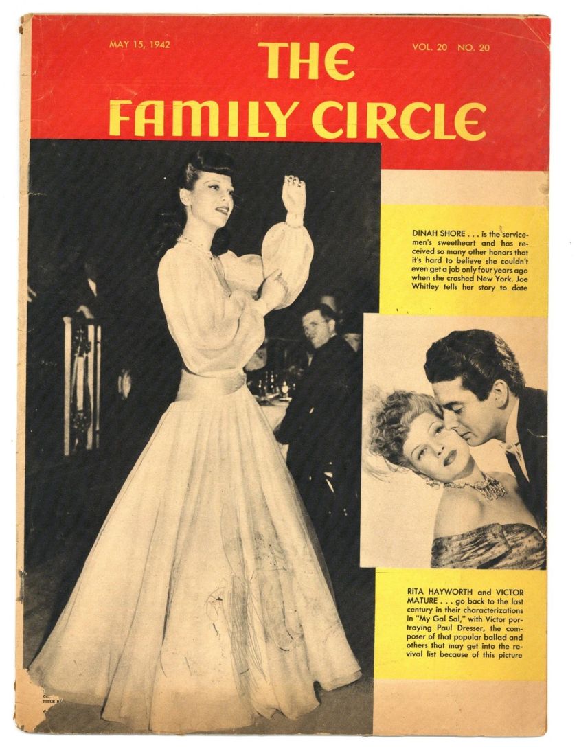 THE FAMILY CIRCLE magazine side cover 15 May 1942
