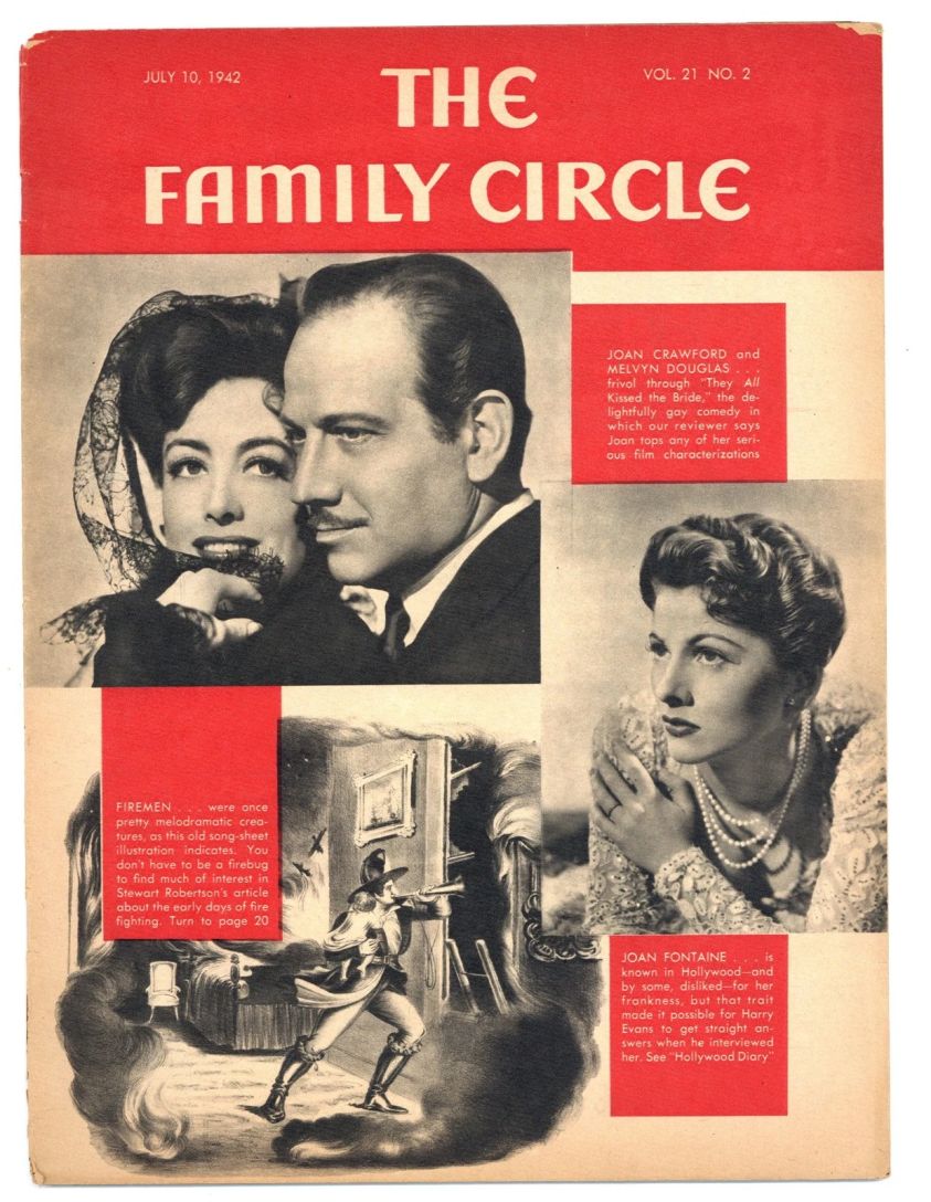 THE FAMILY CIRCLE magazine side cover 10 July 1942