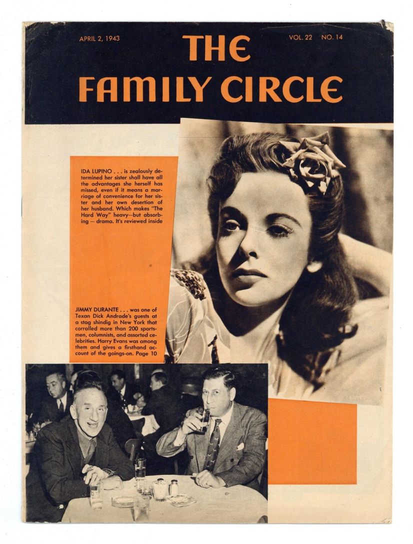 THE FAMILY CIRCLE magazine side cover 2 April 1943