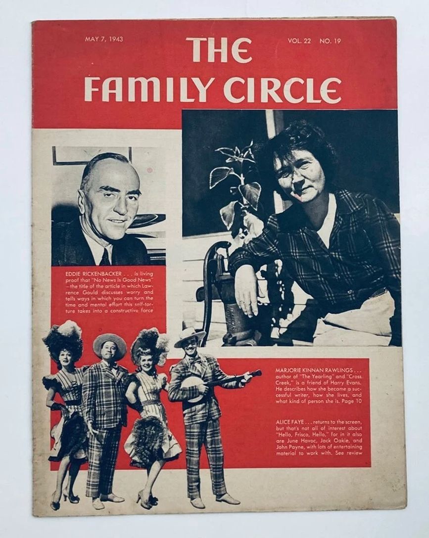 THE FAMILY CIRCLE magazine side cover 7 May 1943