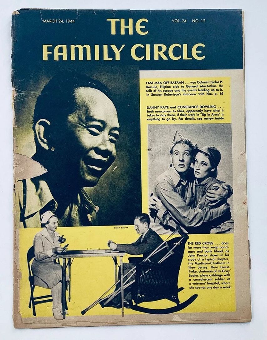 THE FAMILY CIRCLE magazine side cover 24 March 1944
