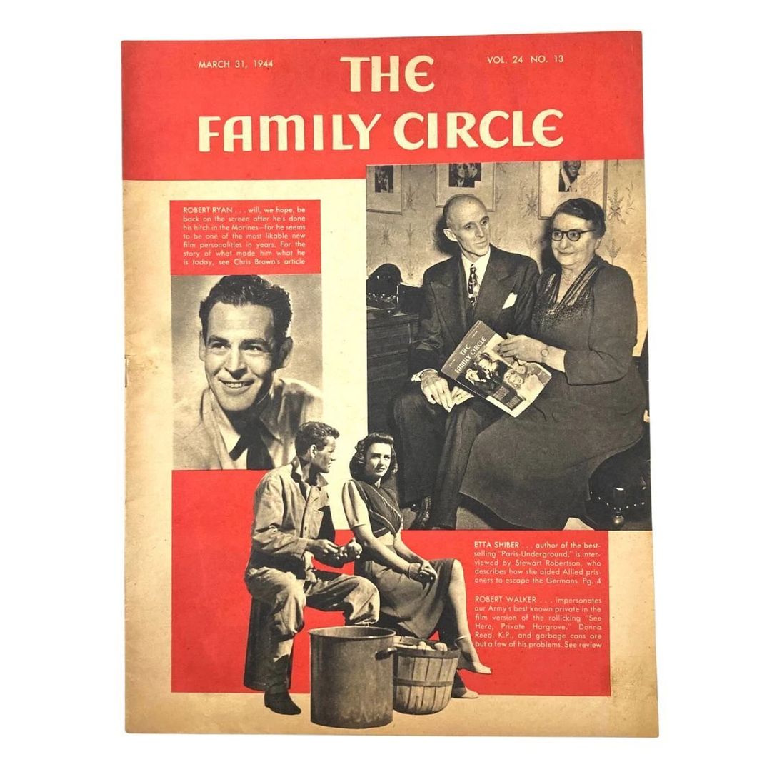 THE FAMILY CIRCLE magazine side cover 31 March 1944