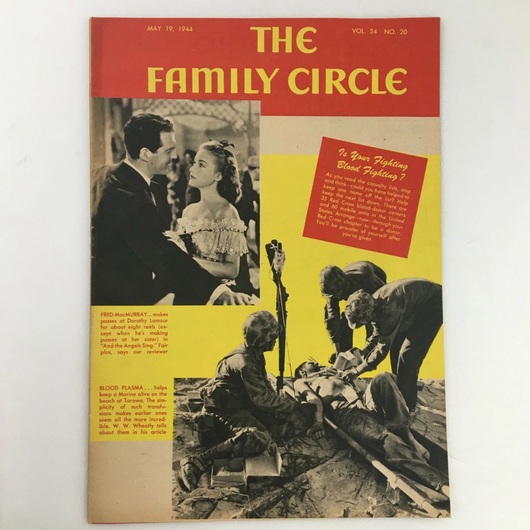 THE FAMILY CIRCLE magazine side cover 19 May 1944