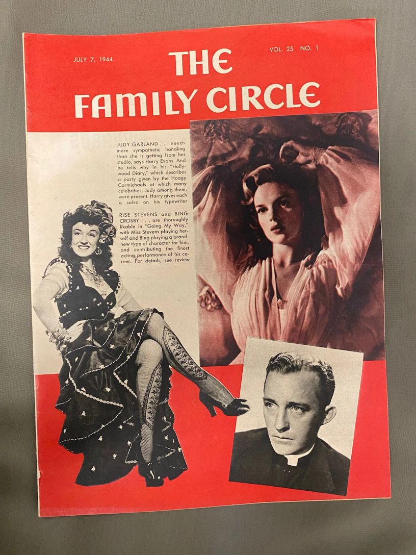 THE FAMILY CIRCLE magazine side cover 7 July 1944