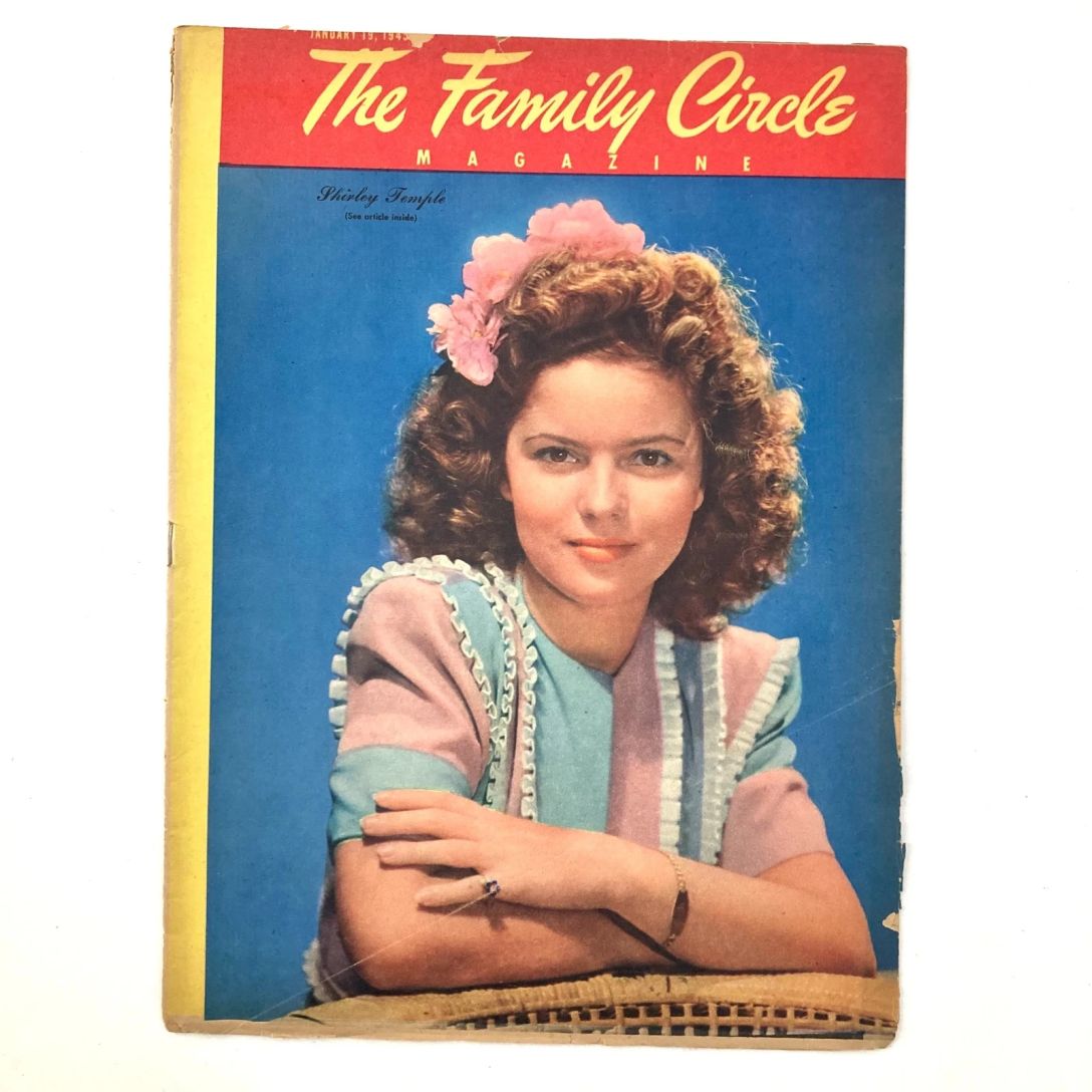 THE FAMILY CIRCLE magazine side cover 19 January 1945