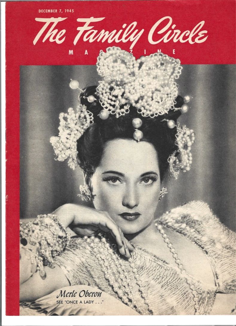 THE FAMILY CIRCLE magazine side cover 7 December 1945