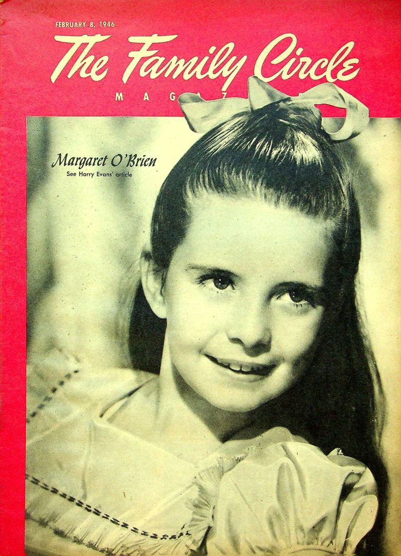 THE FAMILY CIRCLE magazine side cover 8 February 1946