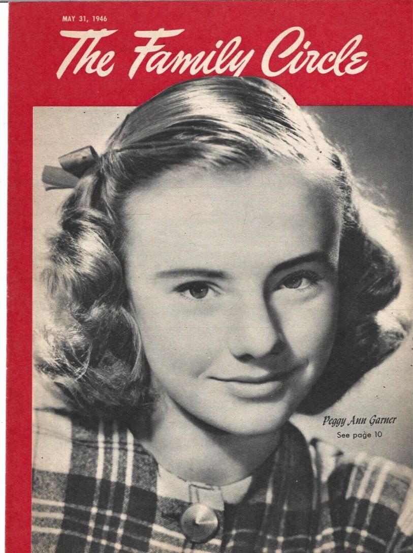 THE FAMILY CIRCLE magazine side cover 31 May 1946