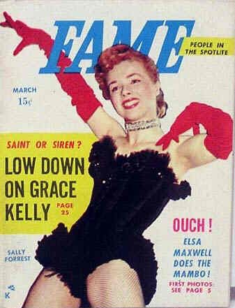 FAME magazine side cover March 1955
