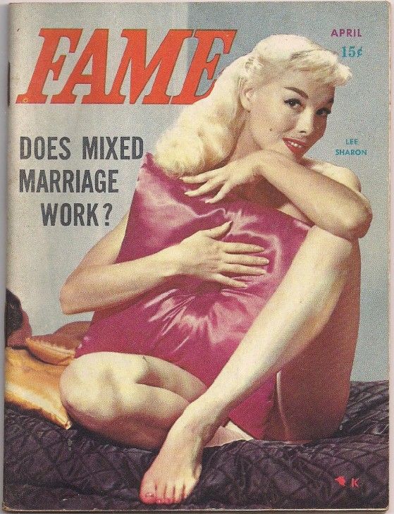 FAME magazine side cover Issue 6  Vol 1 # 6 April 1955