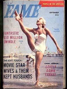 FAME magazine side cover September 1955