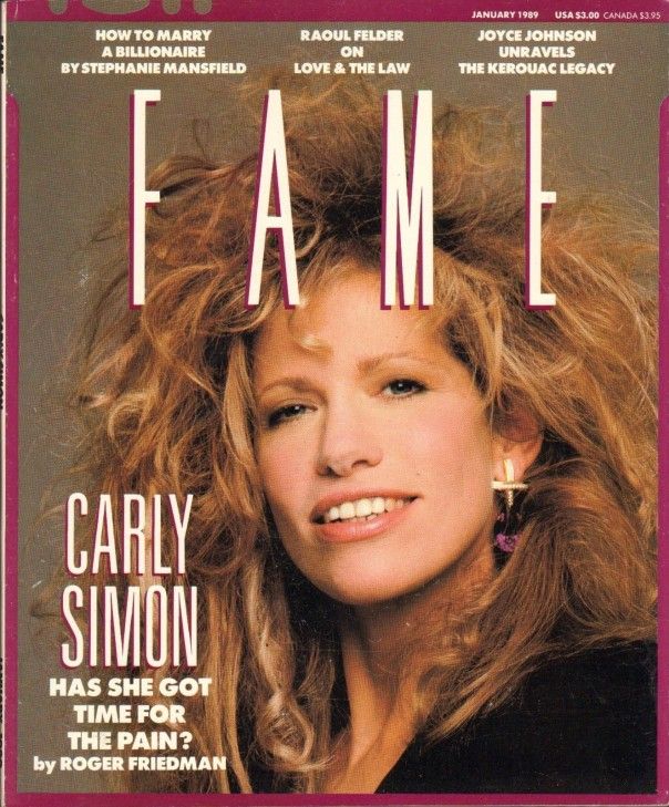 FAME (80s) magazine side cover January 1989