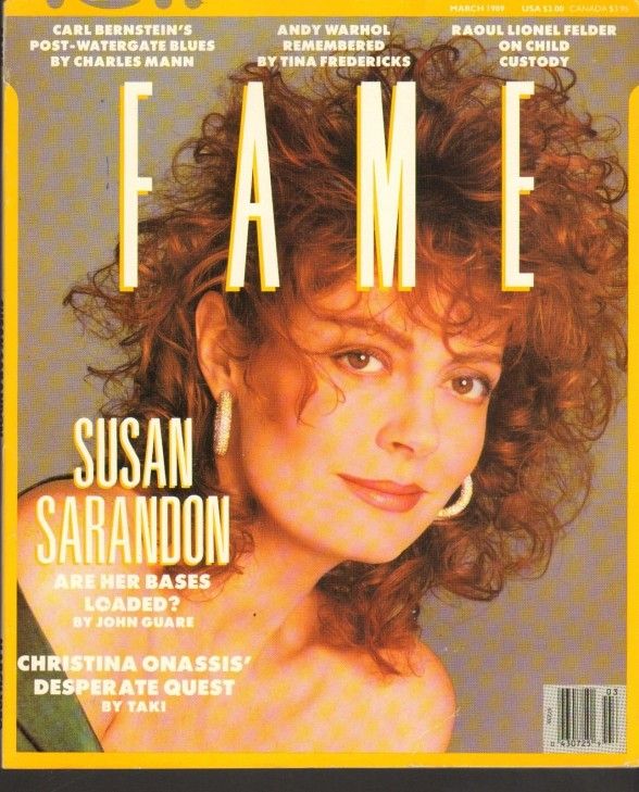 FAME (80s) magazine side cover March 1989