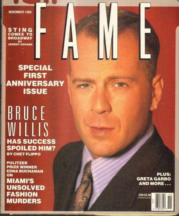 FAME (80s) magazine side cover November 1989
