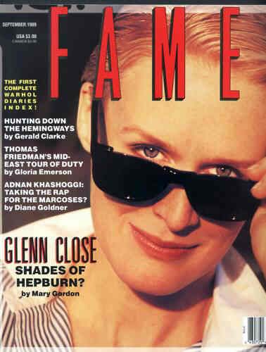FAME (80s) magazine side cover September 1989
