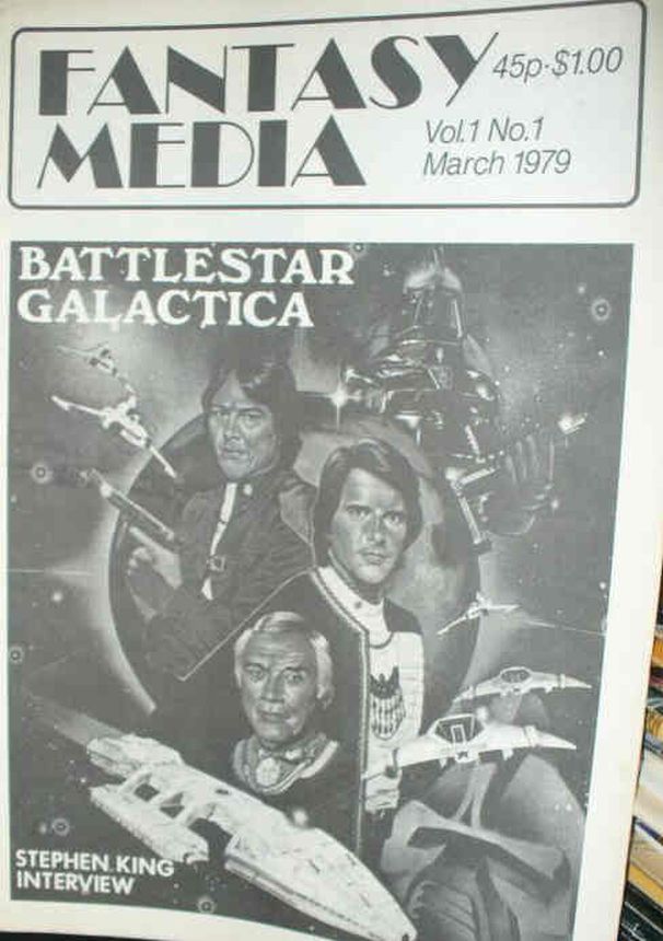 FANTASY MEDIA magazine side cover Issue 1  March 1979