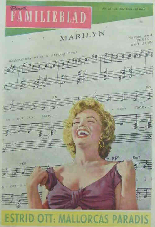 DANSK FAMILIEBLAD magazine side cover Issue 27 31 May 1956