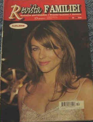 REVISTA FAMILIEI magazine side cover 3 March 2008