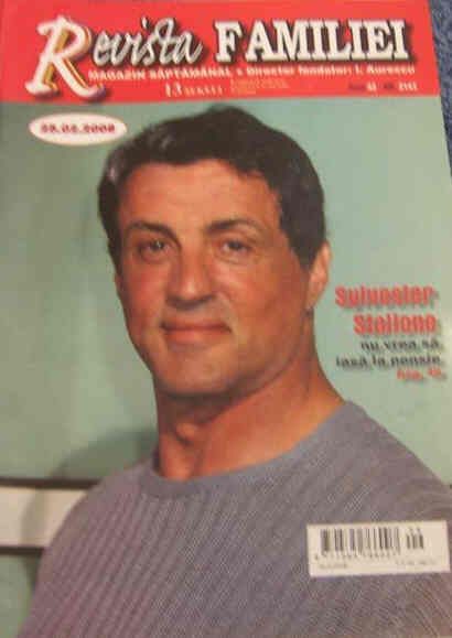REVISTA FAMILIEI magazine side cover 25 April 2008