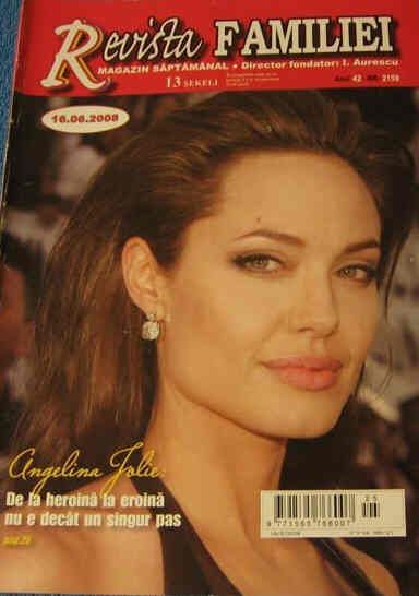 REVISTA FAMILIEI magazine side cover 16 June 2008