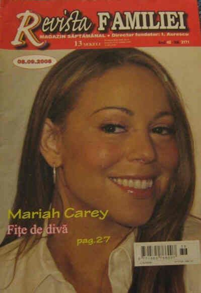REVISTA FAMILIEI magazine side cover 8 September 2008