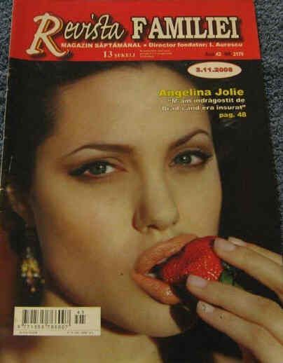 REVISTA FAMILIEI magazine side cover 3 November 2008