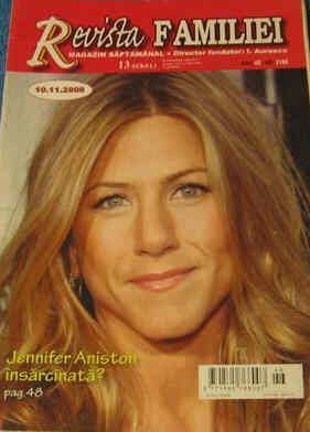 REVISTA FAMILIEI magazine side cover 10 November 2008