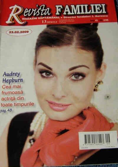 REVISTA FAMILIEI magazine side cover 23 February 2009
