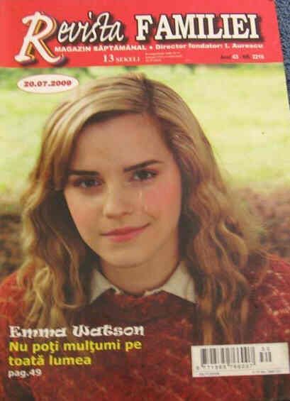 REVISTA FAMILIEI magazine side cover 20 July 2009