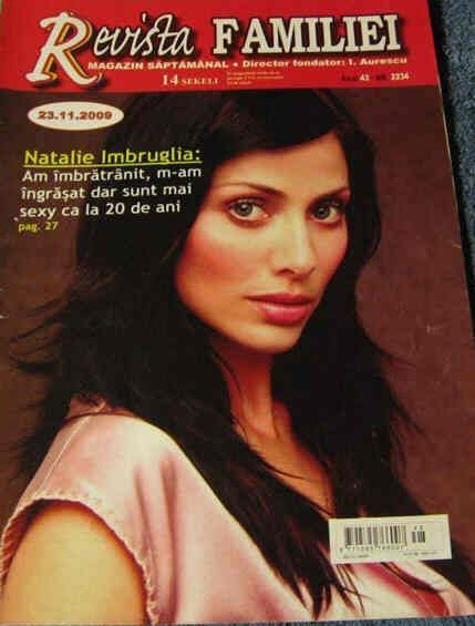 REVISTA FAMILIEI magazine side cover 23 November 2009