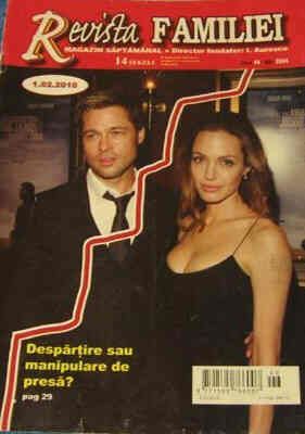 REVISTA FAMILIEI magazine side cover 1 February 2010