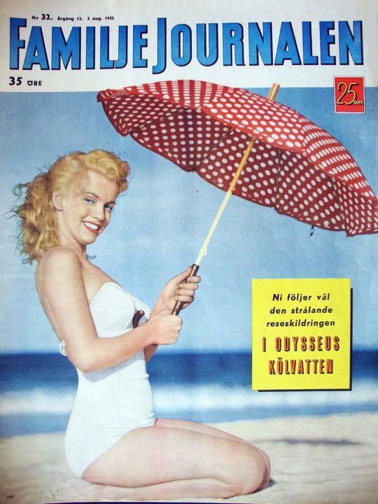 FAMILJE JOURNALEN magazine side cover Issue 32 3 August 1952