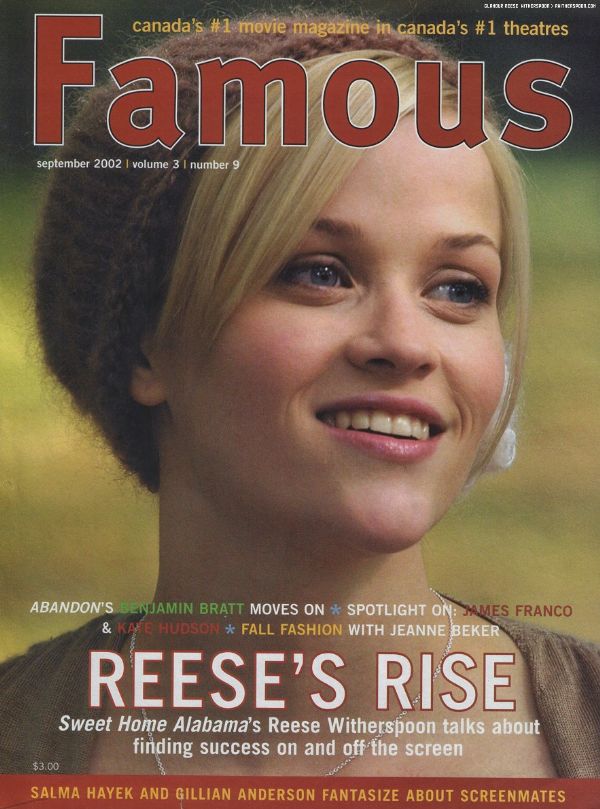 FAMOUS magazine side cover Issue 33 September 2002